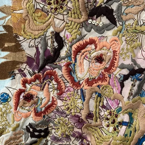 Sundance beaded T — size L - Picture 2 of 7